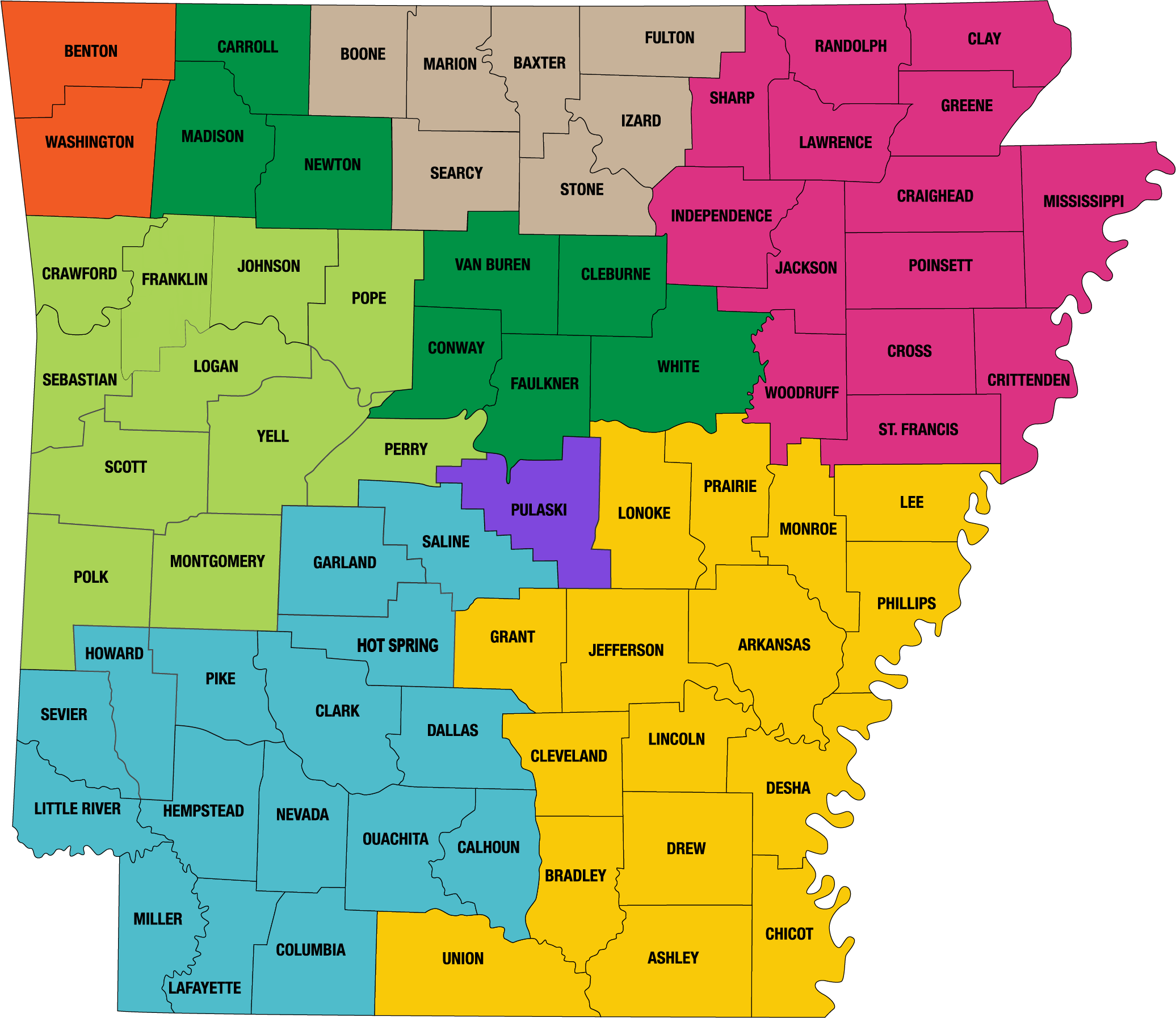 Provider Relations Territory Map